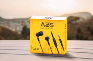 A2S AS-15 – Sleek & Durable Stereo Earphones